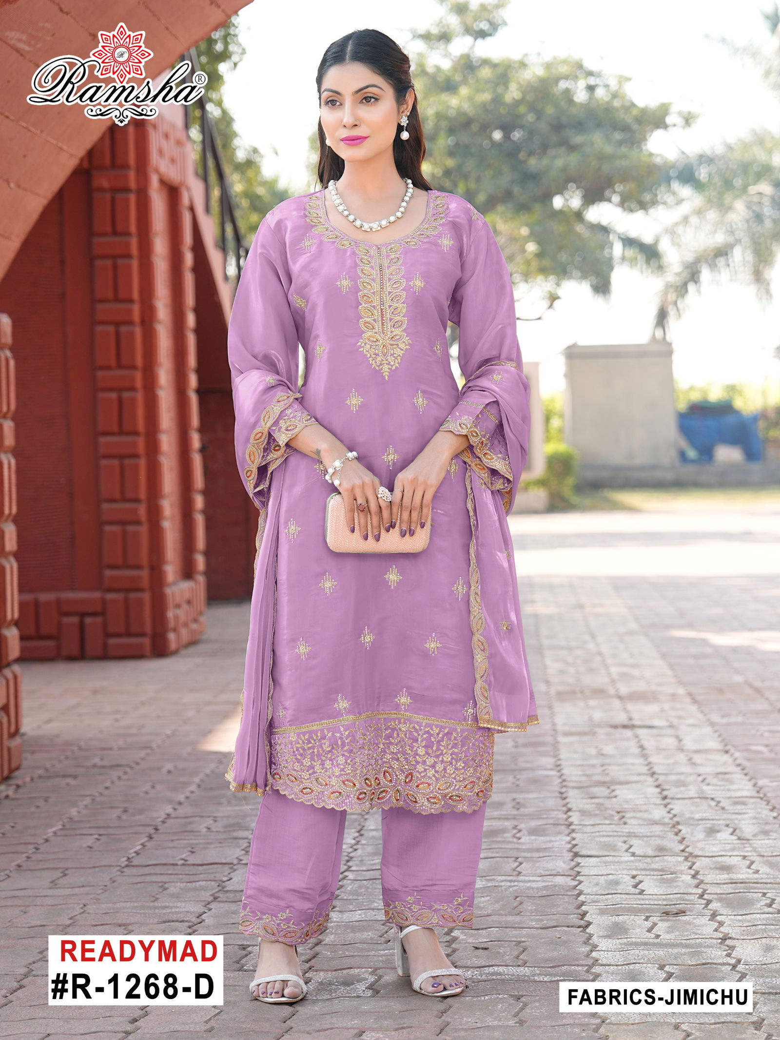 R 1268 Nx A To D By Ramsha Jimi Choo Pakistani Readymade Suits Orders In India